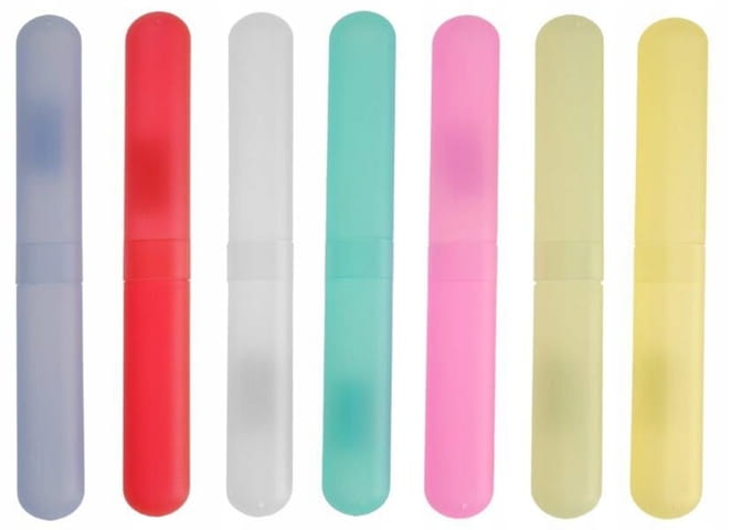Etui na szczoteczkę do zębów plastikowe 20,5x3cm podróżne
