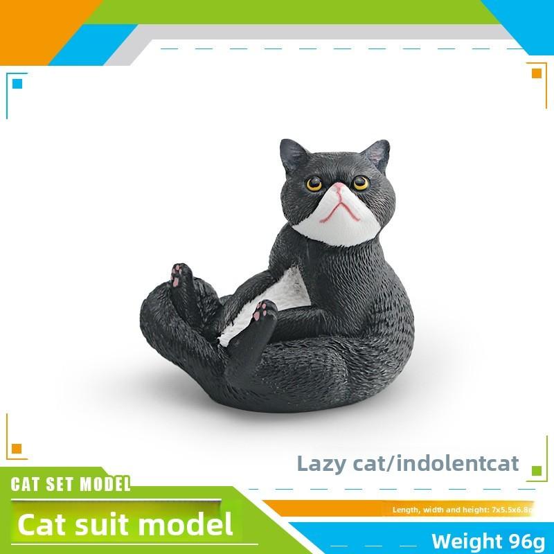 Cat Pvc Realistic Model Ornament For Kids Playroom Decor And Educational
