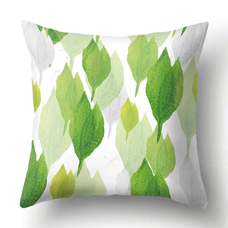 Наволочка Green Leaf Cushion Home Soft Car