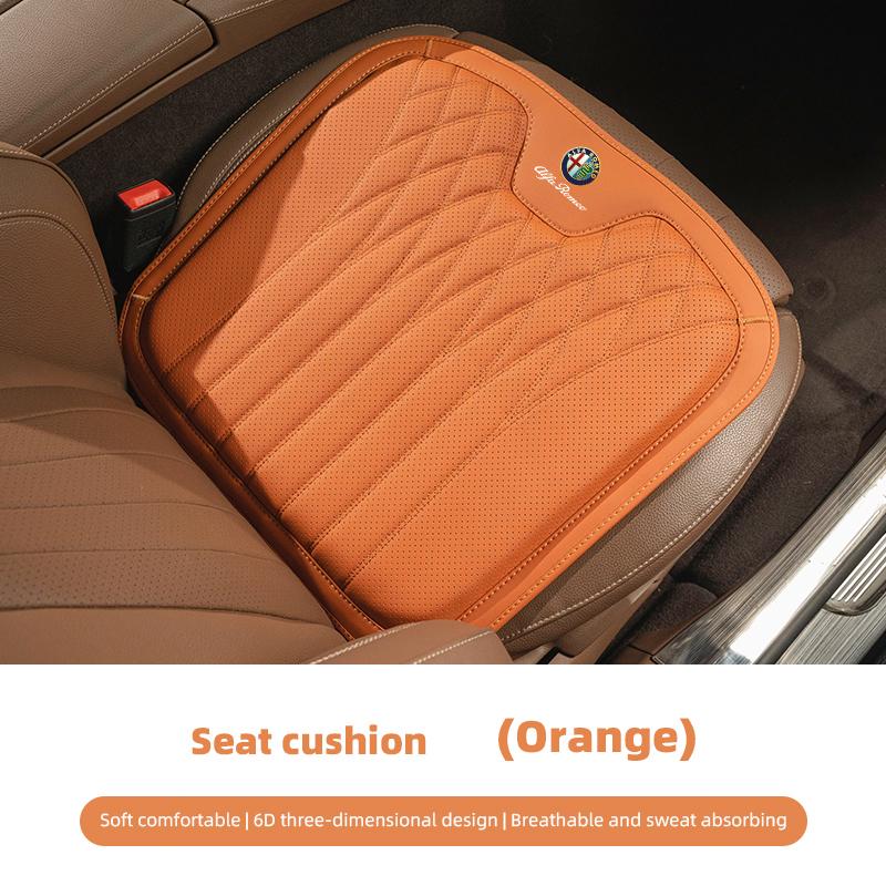 Car Dedicated Seat Cover Memory Sponge Lumbar Support For Alfa Romeo Giulia Stelvio Giulietta 156 159 147 Tonale Brera DiscoTM6