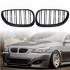 Black Car Front Sport Grill Kidney Grilles Grill For BMW 5 Series M5 E60/E61 2004 2005 2006 2007 2008 2009 2010 Gloss
