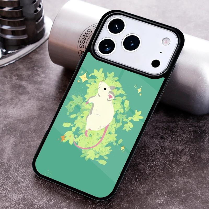 Мягкий чехол для телефона Мышь Крыса для iPhone 17 16 15 Pro Max Air 14 13 12 11 Plus Ударопрочный Capa Чехол