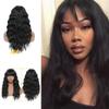 Black Natural Wave Synthetic Wig Female Long Soft Daily Hairstyle Fluffy Heat-resistant Wig