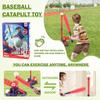 Набор мячей для бейсбола для детей, набор мячей для бейсбола с машинкой для подачи мяча, выдвижная детская игрушка для игр в помещении и на открытом воздухе для детей от 3 до 12 лет