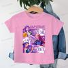 Детская одежда Горячий принт из фильма Подарки для фанатов Детская одежда Модные повседневные топы 2025 Горячий фильм Мягкий хлопок Детская футболка для девочек