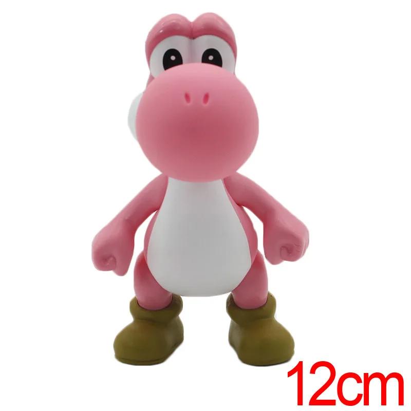 13cm Super Plumber Series PVC Action Figures Mario Luigi Yoshi Bowser Character Model Dolls Collectible Toys