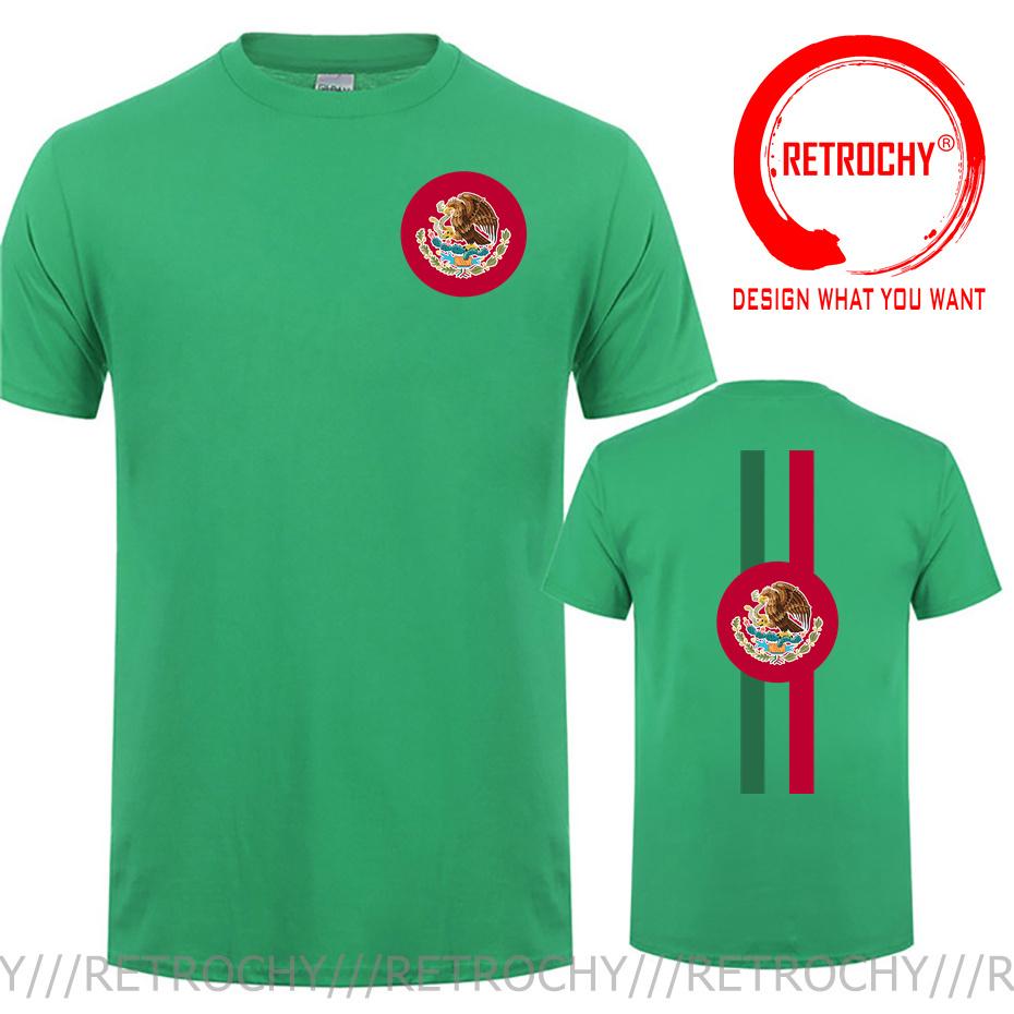 Vintage Mexican Mexico Coat Of Arms T Shirt Unisex Stylish Fashion Leisure Clothing Hip Hop Streetwear Tshirt Unisex Casual Tshirt