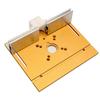 Router Table Insert Plate Woodworking Benches Table Saw W Miter Gauge Guide Aluminium Profile Fence Sliding Brackets