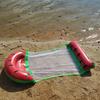 Water Hammock with Ergonomic Headrest Fruit-Shaped Inflatable Lounger Bed Swimming Pool Float Water