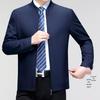 Men’s Stand-up Collar Jacket - 2024 Spring Business Casual for Middle-aged Dads