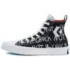 UNT1TL3D Hi Not a Chuck High-Top Canvas Shoes Unisex Black