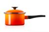 Эмалированная кастрюля Le Creuset EOS, 16 см, оранжевая, японская, для одной руки [Авторизованный продукт]
