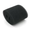 Wise Bathroom Sponge Spare, Magnetic Handle, Replacement for Bath Cleaning, Black, Made in Japan, Convenient, Easy-Drying, Simple, Space-Saving, BK-00