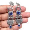 Tanzanite Gemstone Unisex Women's Gift For Her Silver Jewelry Earring 1.5''