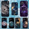 Dream Art Часы для iPhone 13,17,11,12,16,14,15,Plus,Pro Max,XS,X,XR,SE,Mini,8,7,Мягкий Силиконовый Черный Чехол для Телефона