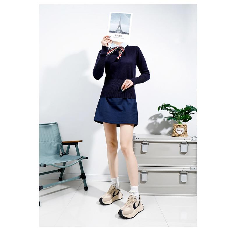 Thick Soled Spring New Street Photography Student Running Shoes for Height Increasing and Casual Wear