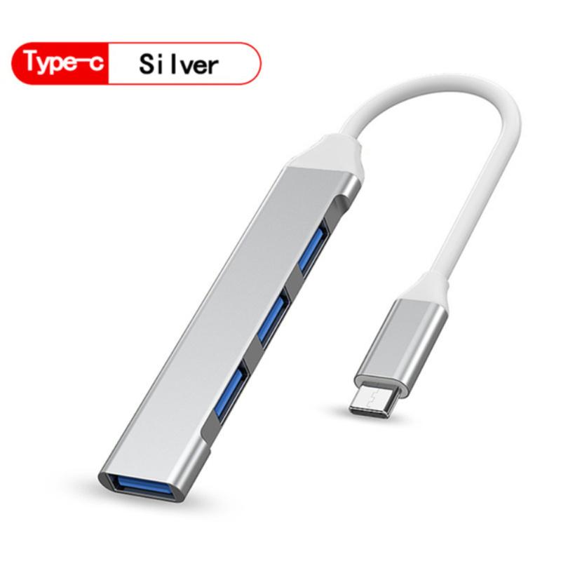 Новый! 4-портовый концентратор USB 3.0, высокоскоростной разветвитель Type-c, 5 Гбит/с для ПК, компьютерные аксессуары, многопортовый концентратор USB