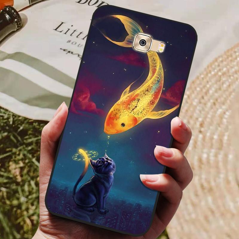 Чехол для Samsung C7 Pro Силиконовый Мягкий ТПУ Чехол для Телефона для Samsung Galaxy C9 Pro Чехол Бампер для Galaxy C7 Pro C7Pro C 7 Capa