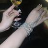 Супер яркий интегрированный браслет-кольцо модный браслет с индивидуальным дизайном легкая роскошь универсальное темпераментное украшение