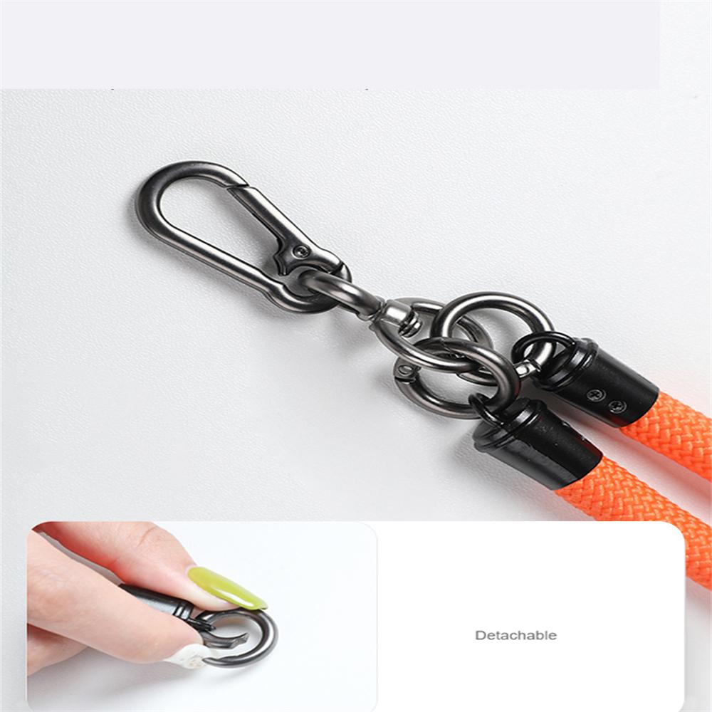 Necklace Carry Lanyard Strap For iPhone 16 15 14 Samsung S25 Xiaomi Case Climbing Hanging Shoulder Cord Rope Clip Card Sticker