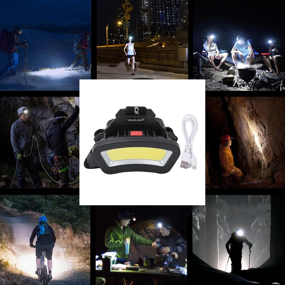 C0B Flood Working Light LED Перезаряжаемый многофункциональный фонарь для кемпинга и рыбалки налобный фонарь
