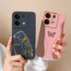 Чехол для Xiaomi Redmi Note 13 Pro Plus 5G Милые Девочки Мультяшный Матовый Силиконовый Чехол Для Redmi Note13 Pro+ 5G Новый Дизайн Funda