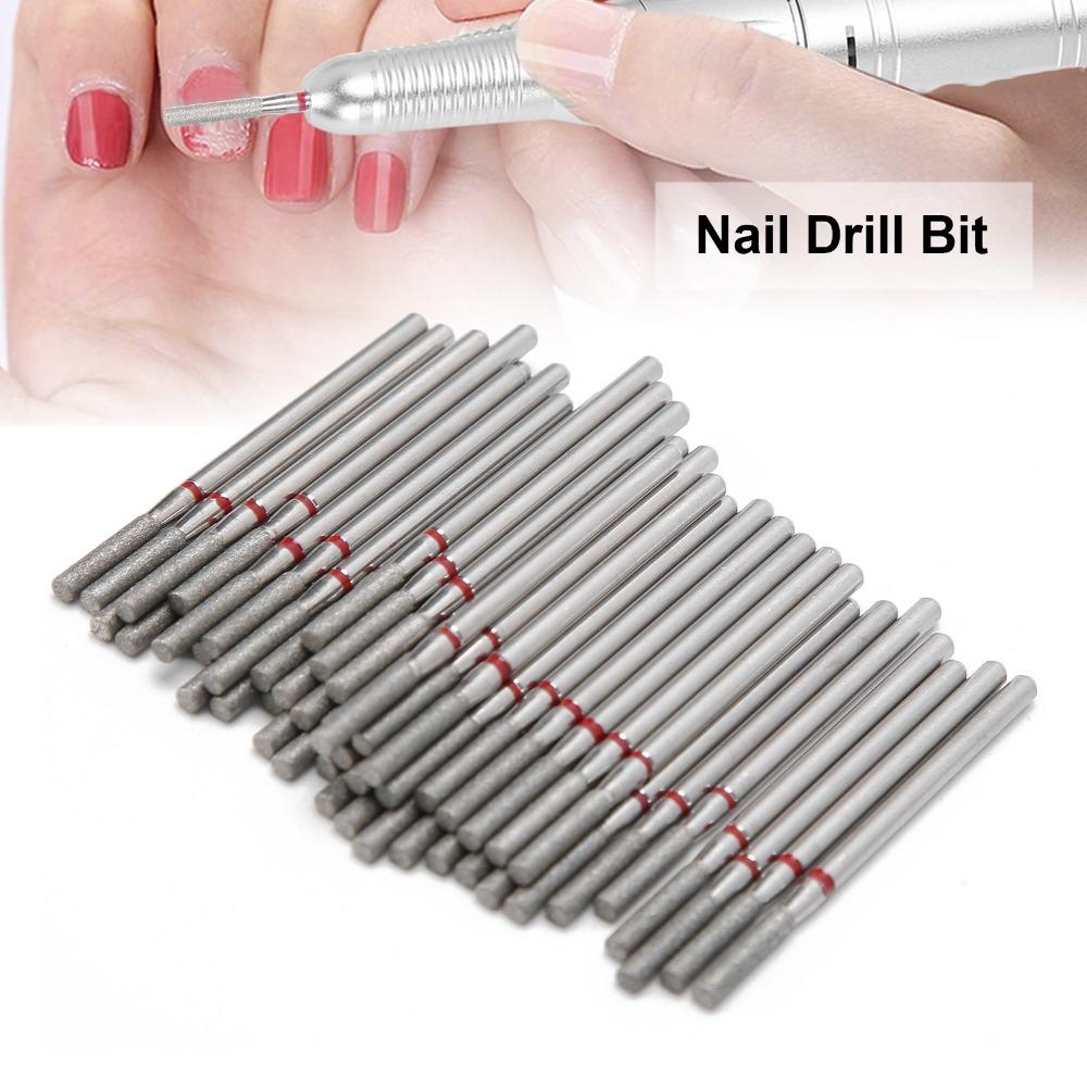 50pcs Cuticle Clean Nail Grinding Heads Nail Polishing Sanding Grinding Heads Salon Use