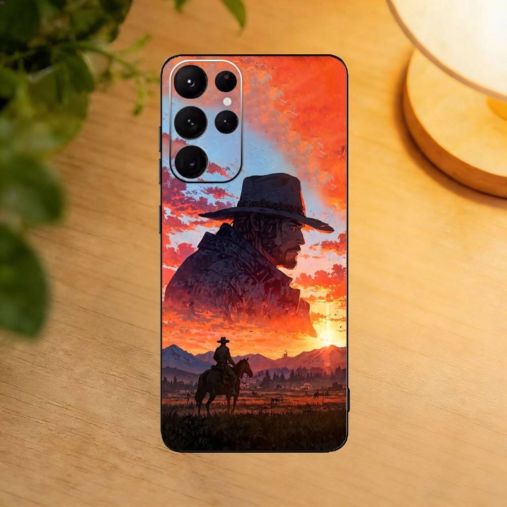 Чехол для телефона Red Dead R-Redemption Для Samsung S25,24,21,22,23,30,Ultra,20,Plus,Fe,Lite,Note Мягкий Черный Чехол