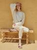 Blanc Toe Sandals B20S18-Skygrey