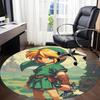 1pc Legend Zelda Office Round Area Rug, Under Office Chairs Bedroom Living Room Home Decor, Room Decoa1016240