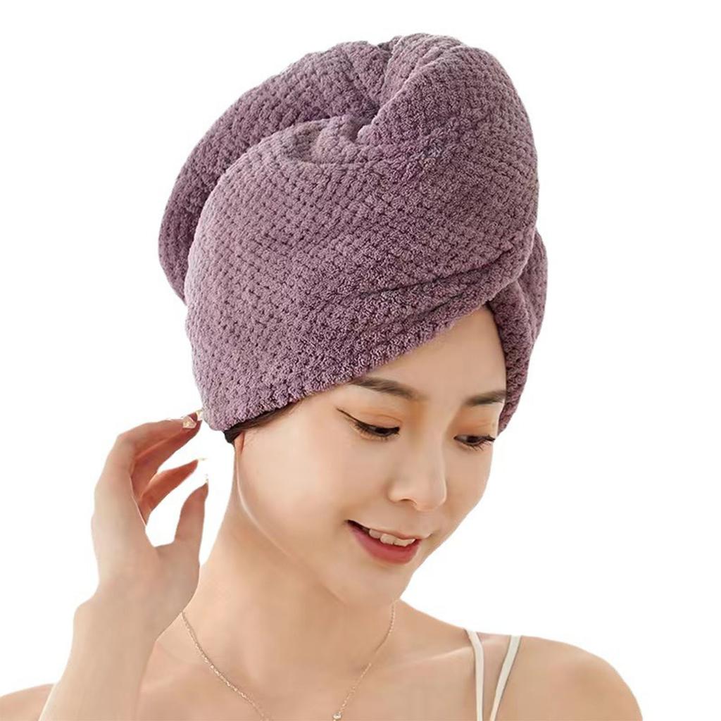 Полотенце для волос из микрофибры для женщин, быстросохнущее и не пушащееся полотенце для волос, дополнительный цвет, быстросохнущее полотенце