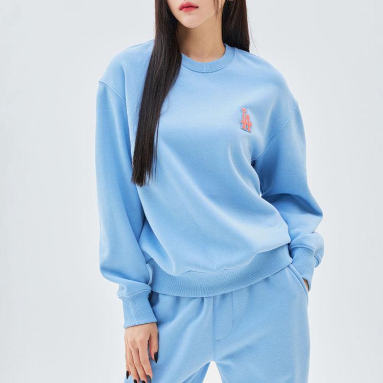 New MLB Los Angeles Dodgers Sweatshirts Unisex Blue 3AMTB0336-07SBS