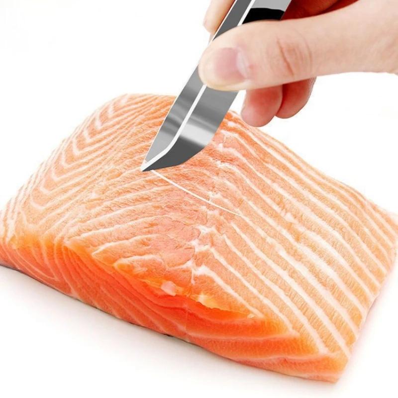 Пинцет Рыбий шип Инструменты для удаления свиной шерсти Плоскогубцы из нержавеющей стали Диагональные плоскогубцы Кухонные инструменты для еды Инструменты для морепродуктов