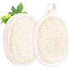 Natural Loofah Sponge Shower for Body, Loofah Exfoliating Body Scrubber, Shower Loofah Pack Bath Sponge for Women and Men