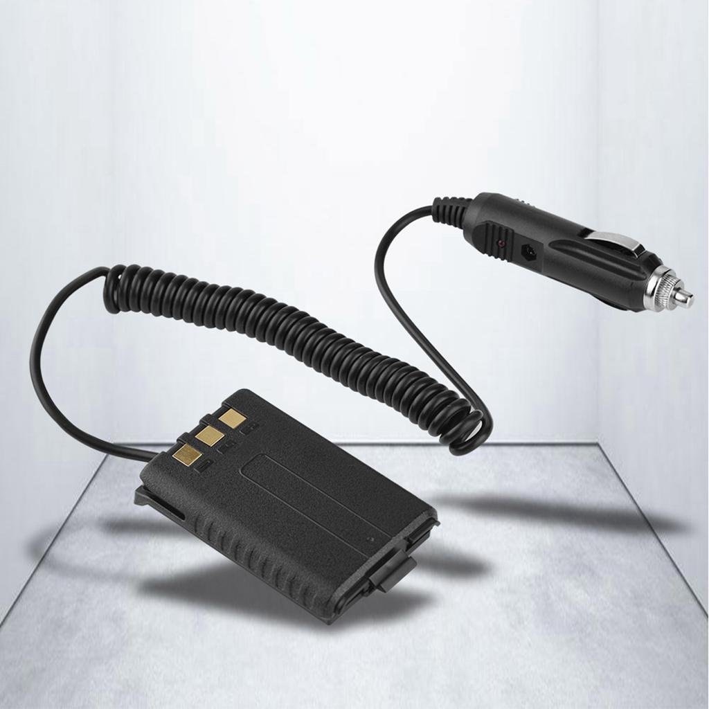 Car Charger Adapter for Baofeng UV‑5r UV5RA+ UV5RB for TYT TH‑F8 TH‑UVF9 Walkie Talkie