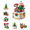 [2024 НОВЫЙ Рождественский Подарок] 288 деталей сборочный блок DIY рождественский тематический торт Санта-Клаус олень рождественская елка 6 в 1 комплект украшения модель игрушки мальчик