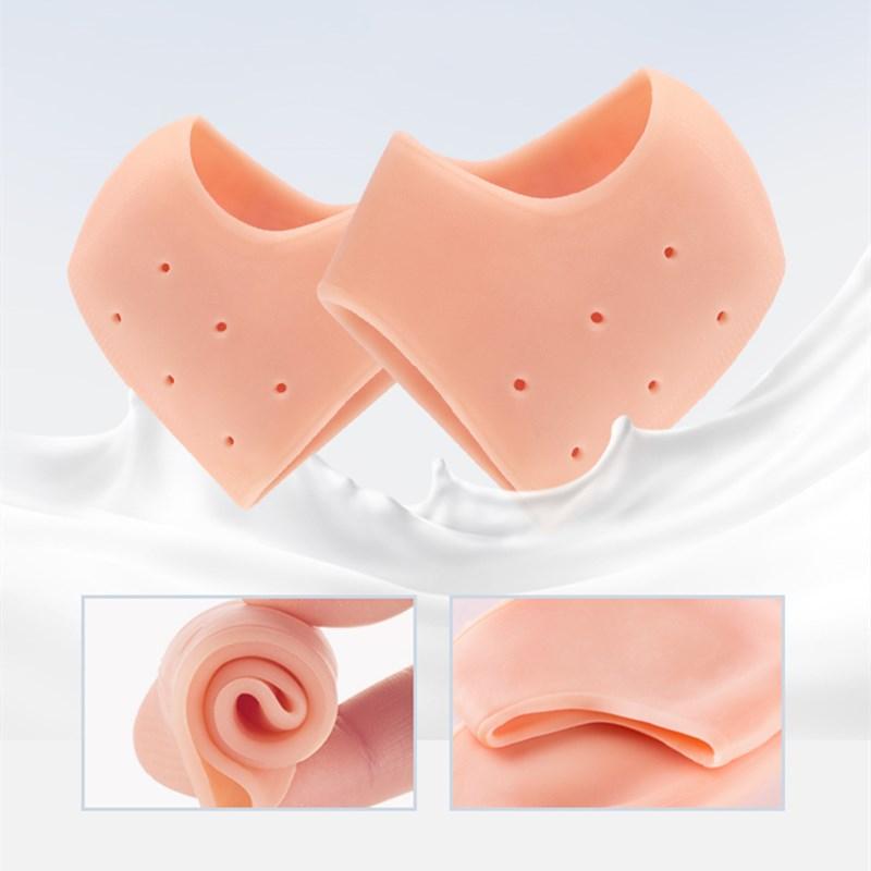 2 штуки Силиконовый протектор пятки Защитная накладка Пяточные шпоры Подушечки для облегчения Подошвенный фасциит Боль в пятке Снижение давления на пятку