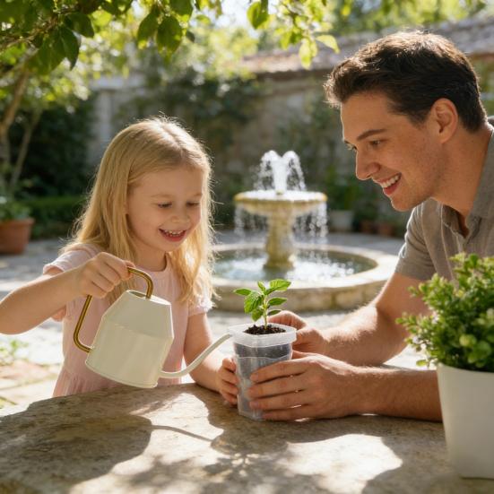 Впитывающий цветочный горшок с прозрачной двухслойной конструкцией 150 мл Глубокий резервуар для воды Регулируемое вентиляционное отверстие Купол для поддержания влажности Горшок для рассады