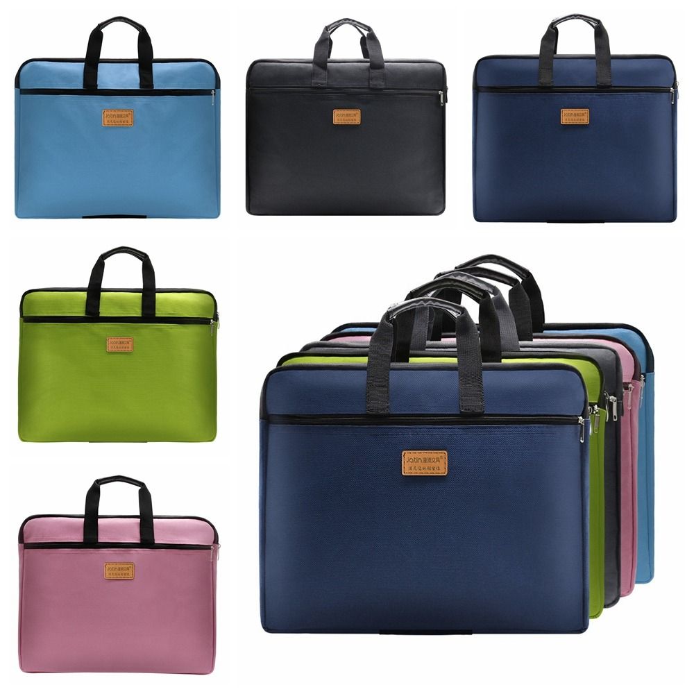 Многослойная переносная папка формата А4 на молнии для документов, простая папка формата А4, канцелярские принадлежности