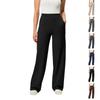 Wide Leg Pants For Women Yoga Pants High Waist Sweatpants With Pockets Stretch Pants Comfy Workout Sports Sweatpants