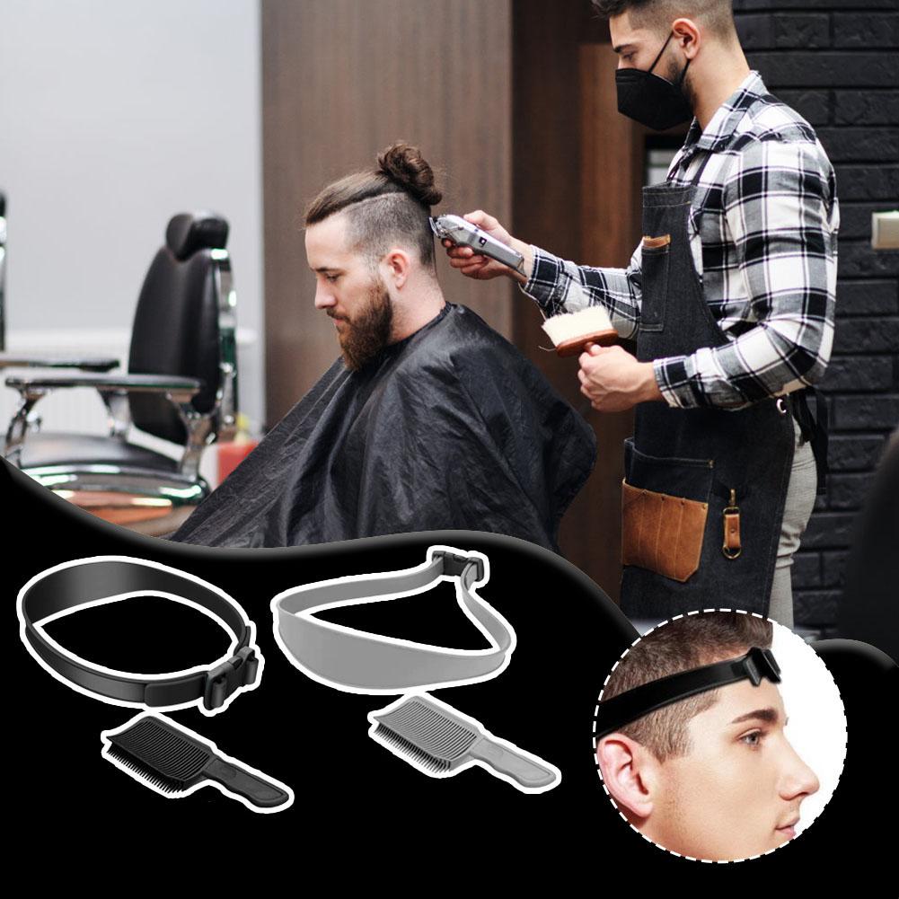 Регулируемый набор направляющих для стрижки волос, шаблон для бритья линии шеи, система для самостоятельной стрижки волос, инструмент для бритья прямой линии роста волос на шее