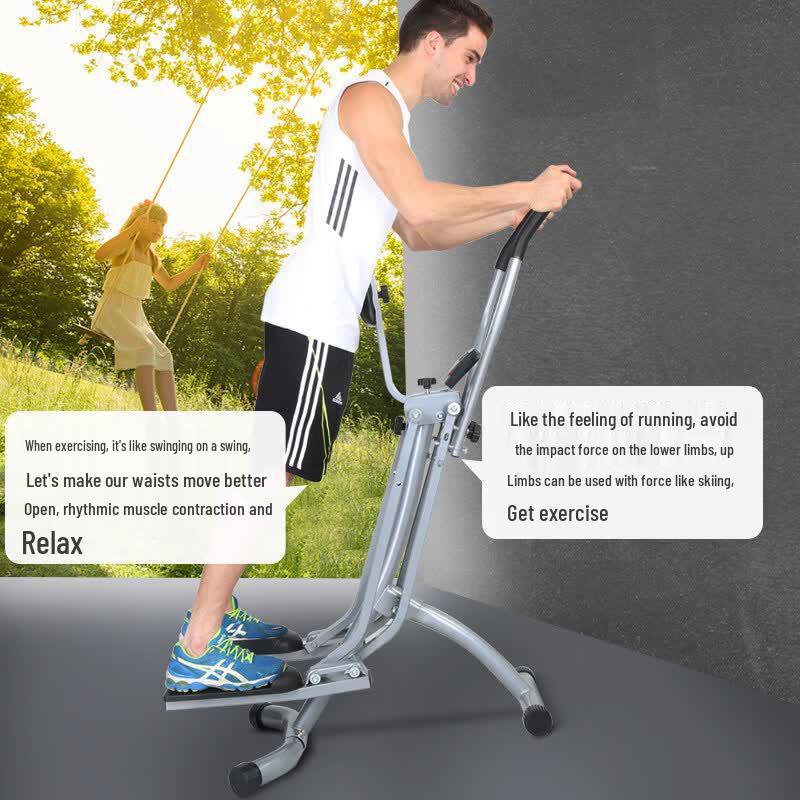 KangLeJia Foldable Multi-functional Space Walker Elliptical CN plug (adapter included)