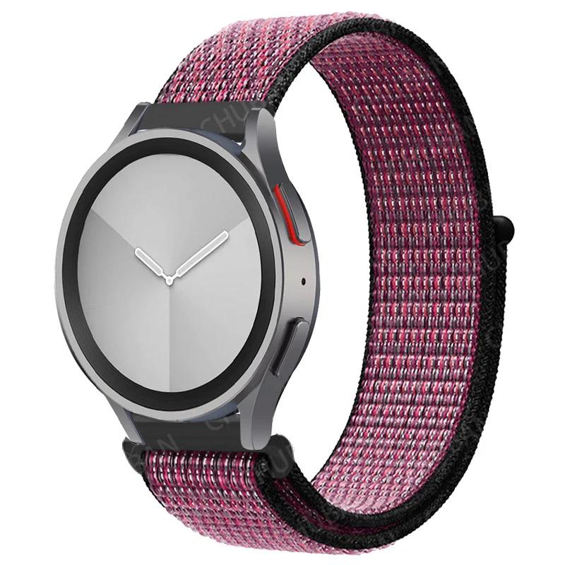 Nylon Loop Band For Samsung Galaxy Watch 6/5/pro/4/Classic/active 2 43-47-44mm 20mm/22mm Sport Bracelet Huawei Gt 4/2/e/3 Strap