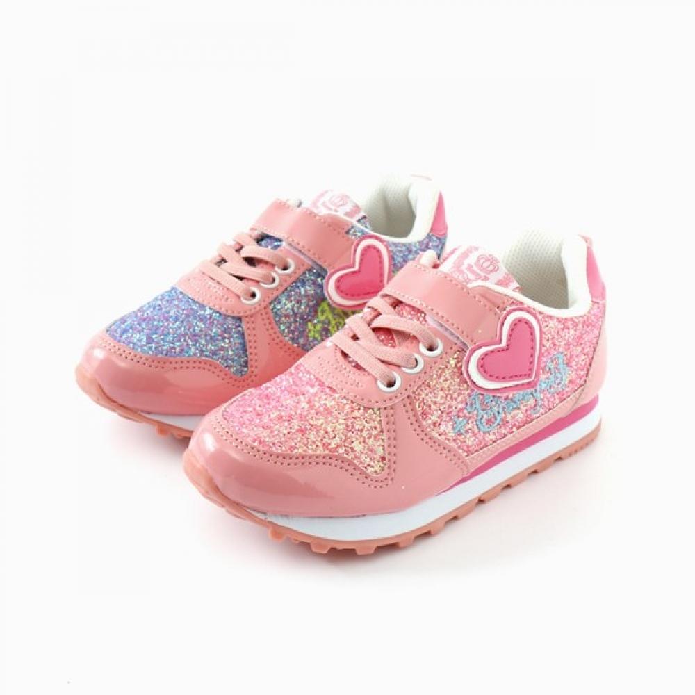 Levisfoot Barneybee Bando Heart Jogging Kids Junior Girls Sneakers