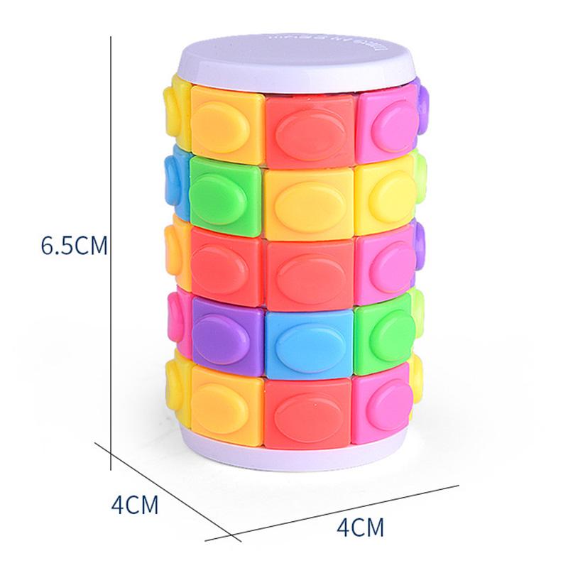 Colorful Magic Tower Puzzle Rotate Slide Puzzle Toy Mini Preschool Children Toys