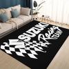 3D Racing Car S-SUZUKI Logo Motorcycle Carpet Rug for Living Room Bedroom Home Sofa Decoration,Kids Play Non-slip Floor Mat
