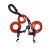 Поводок для средней и крупной собаки, двойной поводок для двух собак, светоотражающий, одинарный, для 2, 3, 4, 5, 6 собак
