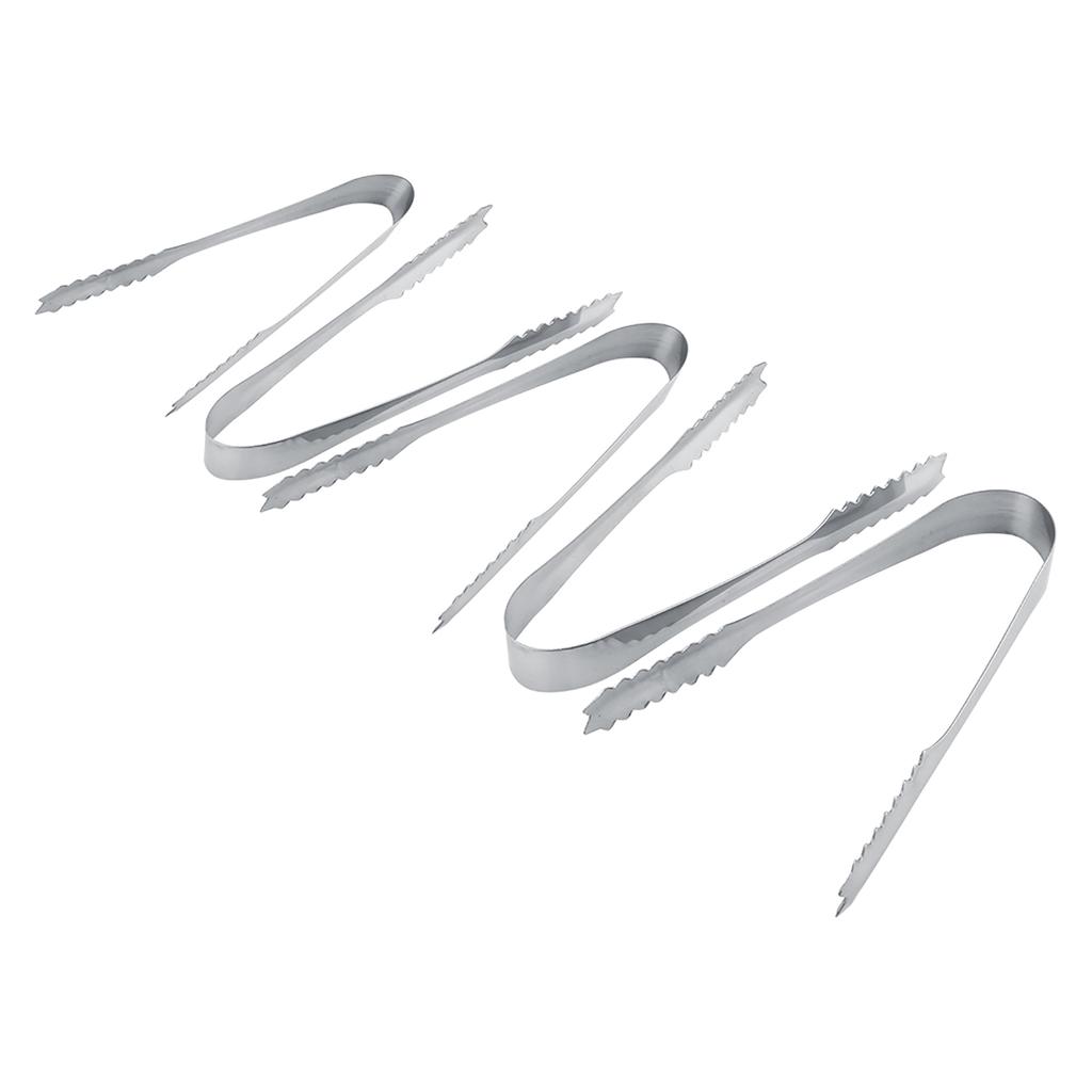 5 x щипцов для льда, свадебный конфетный фуршет, домашний кухонный набор из нержавеющей стали, новый (5 щипцов для льда)