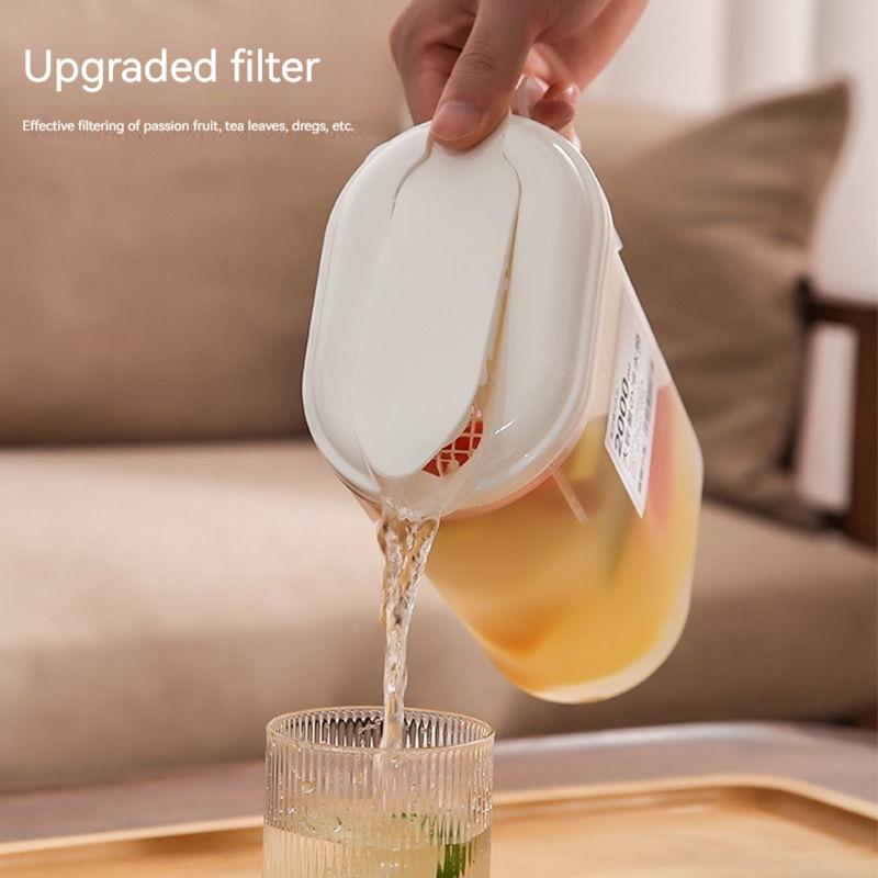 Холодильник для холодного чайника 1,8 л/2,5 л, бытовая бутылка для лимонада, посуда для напитков, контейнер для холодной воды для кухни, ведро для прохладной воды