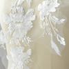 Exquisite Rayon Cotton Embroidered Lace Flower Sticker Wedding Dress Handmade Diy Material Clothing Decorative Accessories
